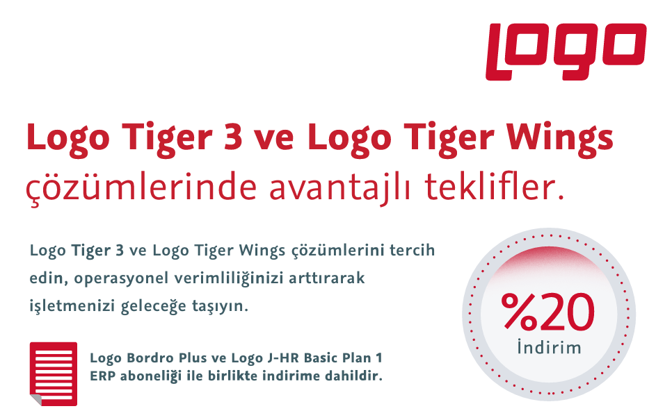 Logo Tiger 3 ve Tiger Wings çözümlerinde avantajlı teklifler
