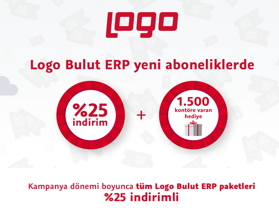 Logo Bulut ERP yeni aboneliklerde %25 indirim